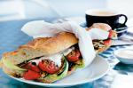 American Roast Beef Tomato And Witlof Baguette With Aioli Recipe Appetizer