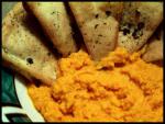 Moroccan Carrot and Harissa Puree Appetizer