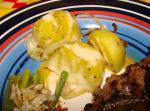 Australian Cheddar Potatoes and Onions Dinner