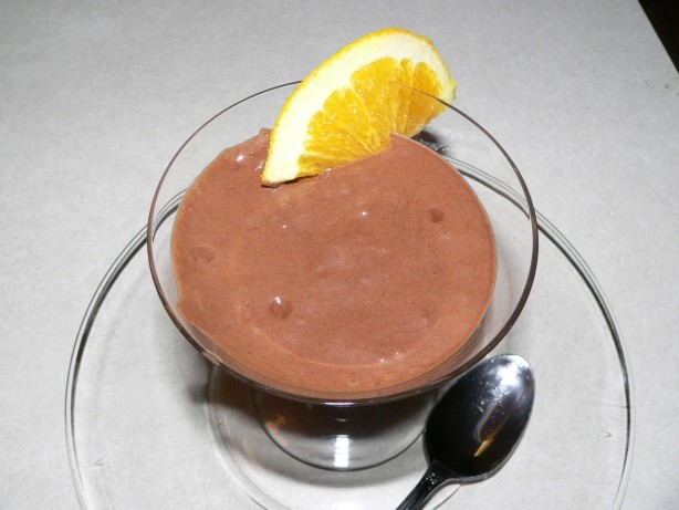 American Orange Scented Chocolate Mousse Dessert