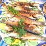 Chinese Sea Bass Baked Appetizer