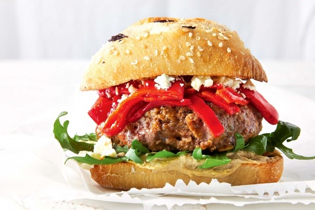 Australian Spicy Lamb Burger Recipe Appetizer