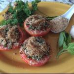 American Vegan Gratin Tomatoes Appetizer