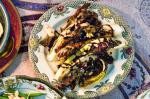 American Chargrilled Treviso With Balsamic And Pine Nuts Recipe BBQ Grill