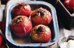 American Rum and Raisin Baked Apples Recipe Appetizer
