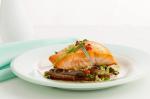 American Seared Asian Salmon Recipe Appetizer