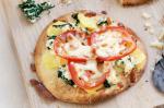 Australian Potato Ricotta And Spinach Pizza Recipe Appetizer
