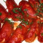 Scallops of Chicken in Tomato Sauce recipe