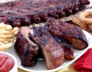 Canadian Barbecue Pork Spareribs BBQ Grill