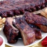 Canadian Barbecue Pork Spareribs BBQ Grill