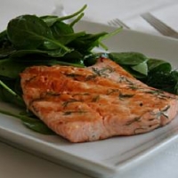 Canadian Herb Grilled Salmon BBQ Grill