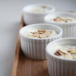 American White Garlic Soup With Almonds Appetizer