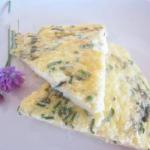 Italian Omelet Out of the Oven with Fresh Herbs Breakfast