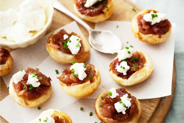 French Caramelised Red Onion Tarte Tatins Recipe Dinner