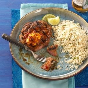 Mexican Sizzling Ancho Ribeyes for Two Dinner