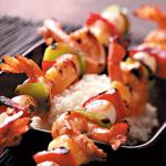 American Tangy Shrimp Kabobs Dinner