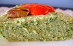 South African Herbgreen Ricotta Pate With Sweetpepper Sauce Appetizer