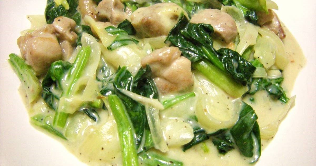 American Simple Cream Simmered with Spinach as the Main Ingredient 1 Appetizer