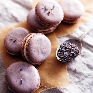 American Lavender Macarons with Honey Buttercream Dessert