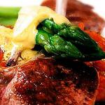 American Lamb Cutlets with Risotto and Asparagus Appetizer