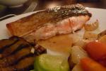 American Gently Cooked Salmon With Mashed Potatoes Recipe Appetizer