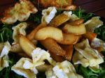 American Caramelised Pear Camembert and Rocket Salad Appetizer