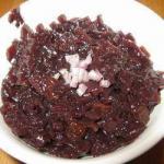 British Onion Chutney with Raisins and Red Wine Appetizer