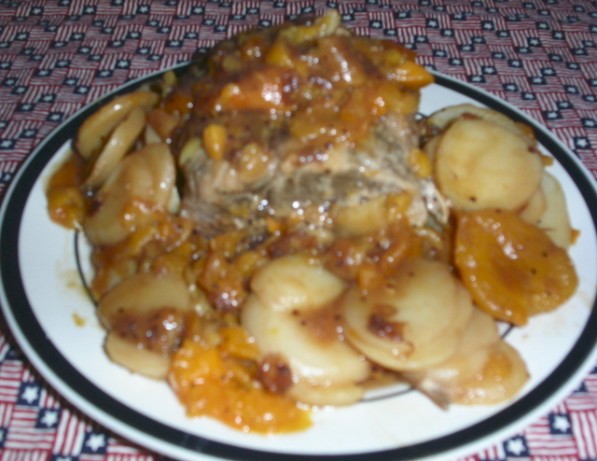 American Fruited Pork Roastcrock Pot Appetizer