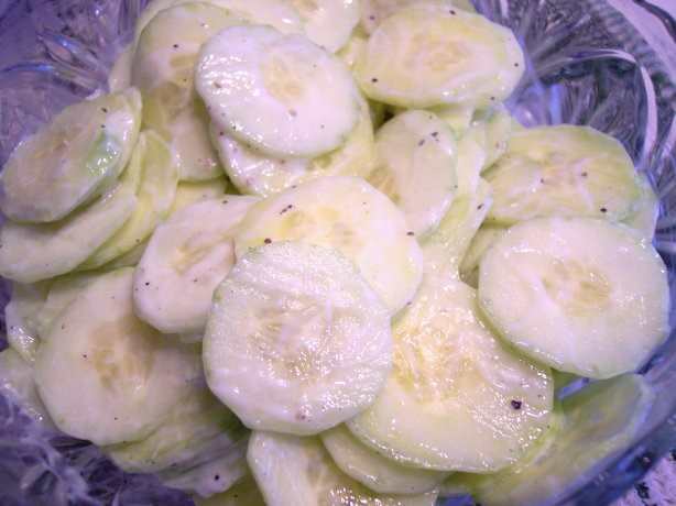 American Quick Sour Cream Cucumbers Appetizer