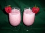 American Strawberry Silk Smoothie Appetizer