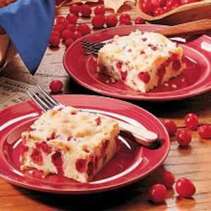 American Tart Cranberry Cake Dessert