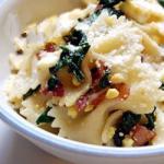 American Spinach Egg and Pancetta with Linguine Recipe Dinner