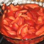 American Strawberries in Spiced Syrup Recipe Dessert
