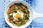 Indian Indian Spiced Rosti and Fried Egg Breakfast
