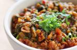Indian Lentil and Spinach Balti Dinner
