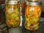 Canadian Green Tomato And Red Pepper Pickles Appetizer