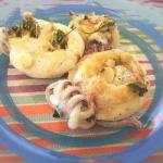 Canadian Cuttlefish Au Gratin in the Oven Appetizer