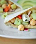 American Chickpea Salad Pitas Appetizer