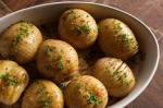 Brown Butter Hasselback Potatoes accordion Potatoes Recipe recipe