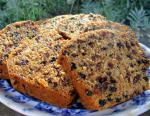 British Darjeeling Cranberry Ginger and Orange Tea Loaf fatfree Appetizer