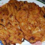 Indian Indian Onion Patties bhaji Appetizer
