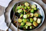 American Brussels Sprouts With Bacon And Pine Nuts Recipe Appetizer