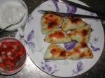 American Pierogies Crostini With Two Toppings Appetizer