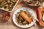 American Salmon With Roasted Cauliflower And Currant Brown Butter Recipe Appetizer