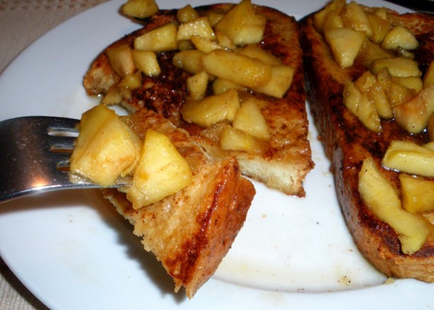 French French Toast with Apple Sizzle foodfit Website Breakfast