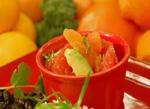 American Mixed Winter Citrus and Avocado Salad with Cilantro and Mint Dessert