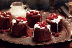 American Sticky Cranberry And Butterscotch Puddings Recipe Dessert