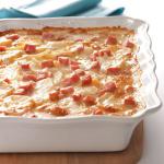 Australian Scalloped Potatoes with Ham and Cheese Appetizer