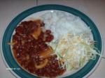 Jamaican Stew Peas and Rice Dinner