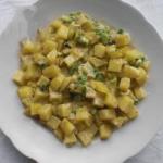 American Potato Supplement with Spring Onions Appetizer